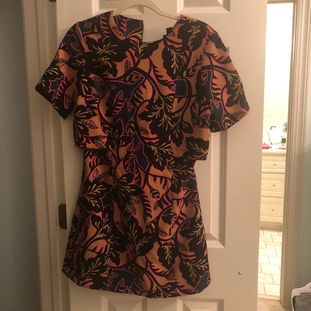 Topshop Printed Mini Dress